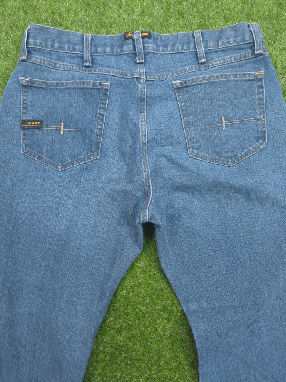 Ariat Rebar Jeans Mens 36x30 M4 Relaxed Boot Cut Durastretch Western Cowboy